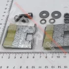 AGH-05B000000 Kompletne suwaki 8 mm drzwi szybowych, 2 szt.