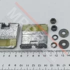 AGH.03B0.00000 Kompletne suwaki 8 mm drzwi, 2 szt.
