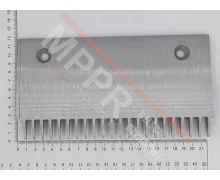 SMR313609 Grzebień aluminiowy lewy do schodów Schindler