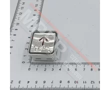KA301 BST Square Push-Button, Red Symbol „Up Arrow”, Red Illumination