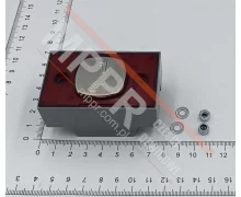 2172PDBCR124(1) Square Push-Button, Symbol „1”