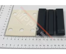 309 163 EKS 9 PEC Guide Shoe Insert with Lining, for a HSMS Guide Rail, 9 mm