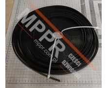 BHT-DTHT012AA0000 HTD Toothed Belt, 5 m long, 12 mm wide, Steel Core