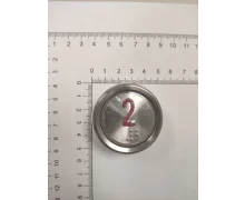 A4J18488; A3N18489 BST Round Push-Button, Red Symbol „2”, Red Illumination