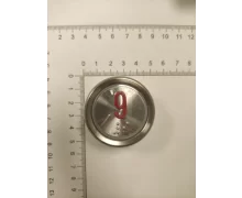 A4J18488; A3N18489 BST Round Push-Button, Red Symbol „9”, Green Illumination