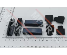 EAA5394A36 Set of Sliders with Clips for Elevator Doors