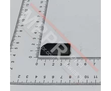 KM433652G51 Szyld przycisku czysty, kolor czarny