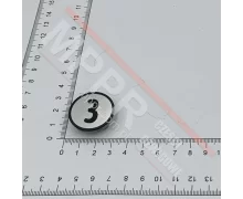 KM801054G003 Button Cap, Symbol „3”
