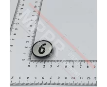 KM801054G006 Button Cap, Symbol „6”