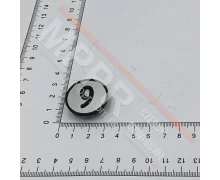 KM801054G009 Button Cap, Symbol „9”