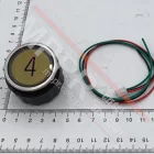 32SHR323354 Kompletny przycisk D2 / SCH300, grawerowany znak „4”