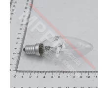 Transparent Lightbulb, E14, 230 V, 35 x 100 mm