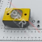 2172PDBCR124(AL) Przycisk kwadratowy, symbol „Alarm”