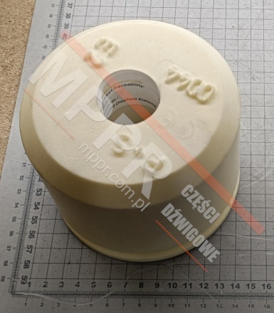 320007 E2/Type A Elastomeric Lift Buffer with a Round Steel Plate