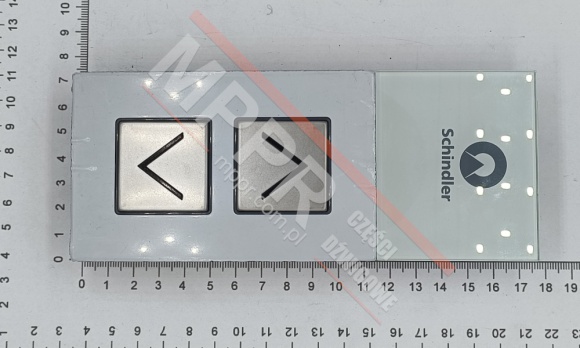 57613138 Complete Landing Operating Panel, Two Push-Buttons (arrows)