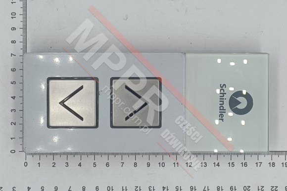 59327818 Complete Landing Operating Panel, Two Push-Buttons (arrows)