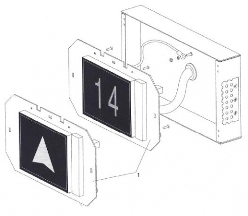 FBA23600AC1 Wyświetlacz HPI 16