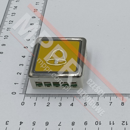 10.71/000001 CMF Stone Push-button, „Alarm”, 2 NO, Red Illumination