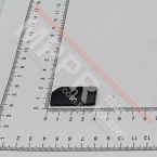 KM433652G02 Pressel Plate, symbol „2”, black color