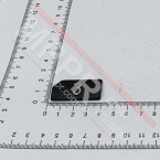 KM433652G03 Pressel Plate, symbol „3”, black color